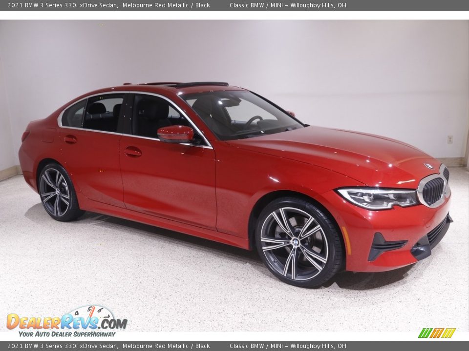 Melbourne Red Metallic 2021 BMW 3 Series 330i xDrive Sedan Photo #1