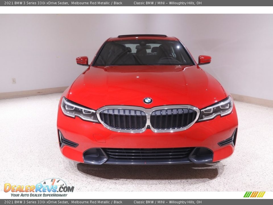 2021 BMW 3 Series 330i xDrive Sedan Melbourne Red Metallic / Black Photo #2