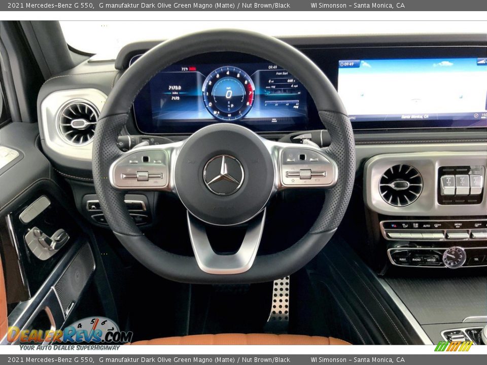 2021 Mercedes-Benz G 550 Steering Wheel Photo #4