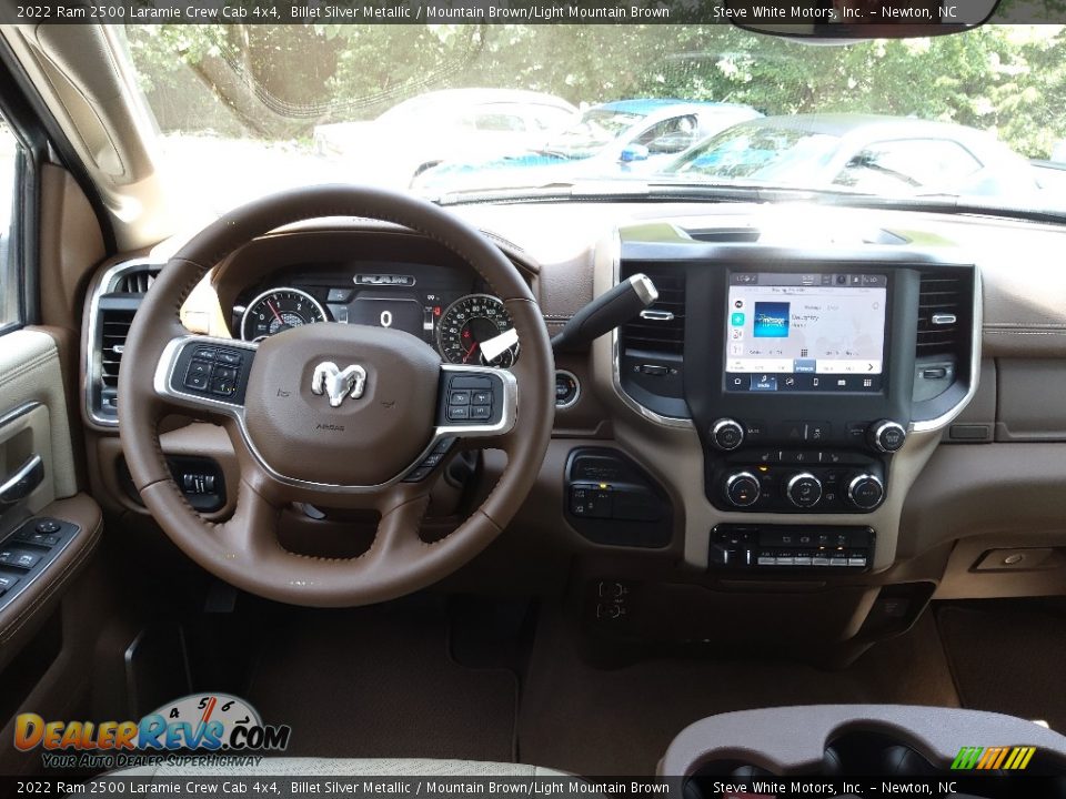 2022 Ram 2500 Laramie Crew Cab 4x4 Billet Silver Metallic / Mountain Brown/Light Mountain Brown Photo #19