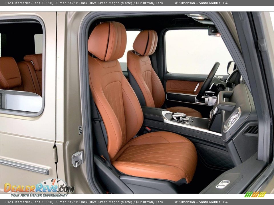 Nut Brown/Black Interior - 2021 Mercedes-Benz G 550 Photo #6