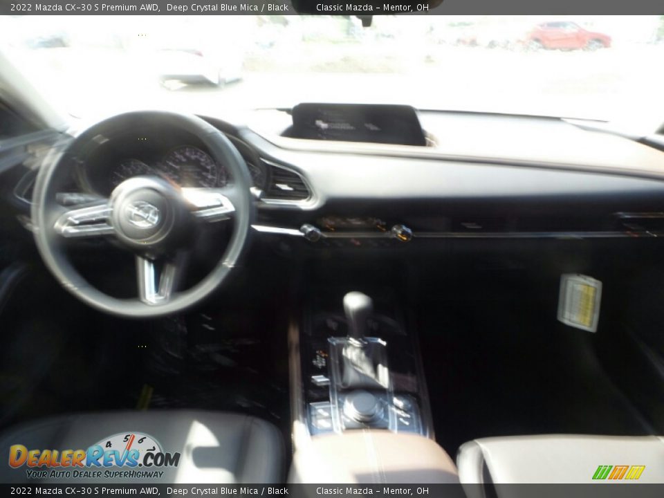 2022 Mazda CX-30 S Premium AWD Deep Crystal Blue Mica / Black Photo #3