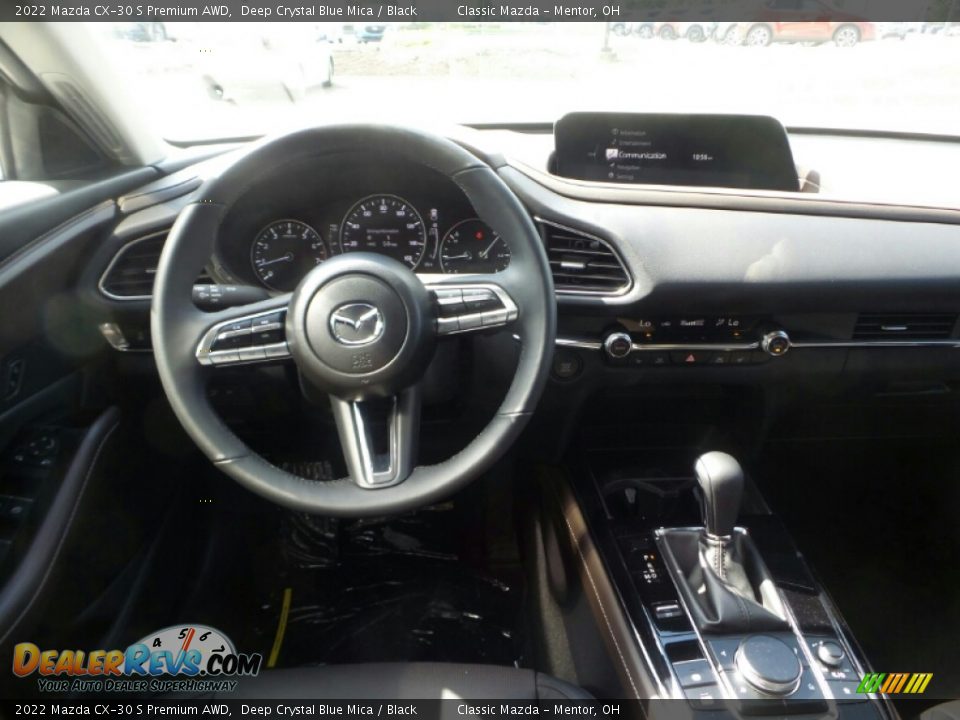 2022 Mazda CX-30 S Premium AWD Deep Crystal Blue Mica / Black Photo #4