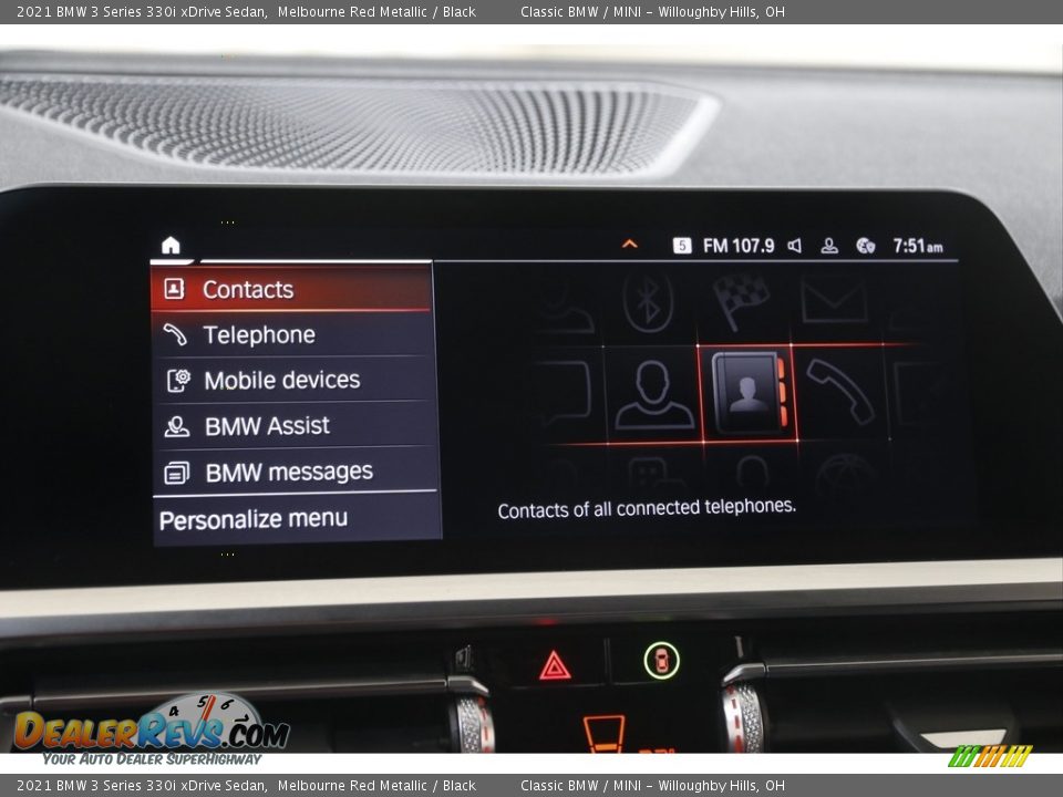 2021 BMW 3 Series 330i xDrive Sedan Melbourne Red Metallic / Black Photo #12