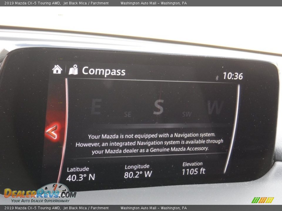 2019 Mazda CX-5 Touring AWD Jet Black Mica / Parchment Photo #4