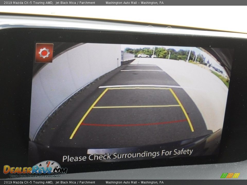 2019 Mazda CX-5 Touring AWD Jet Black Mica / Parchment Photo #6