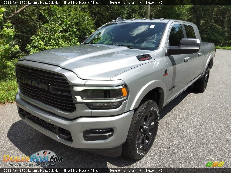 2022 Ram 2500 Laramie Mega Cab 4x4 Billet Silver Metallic / Black Photo #2