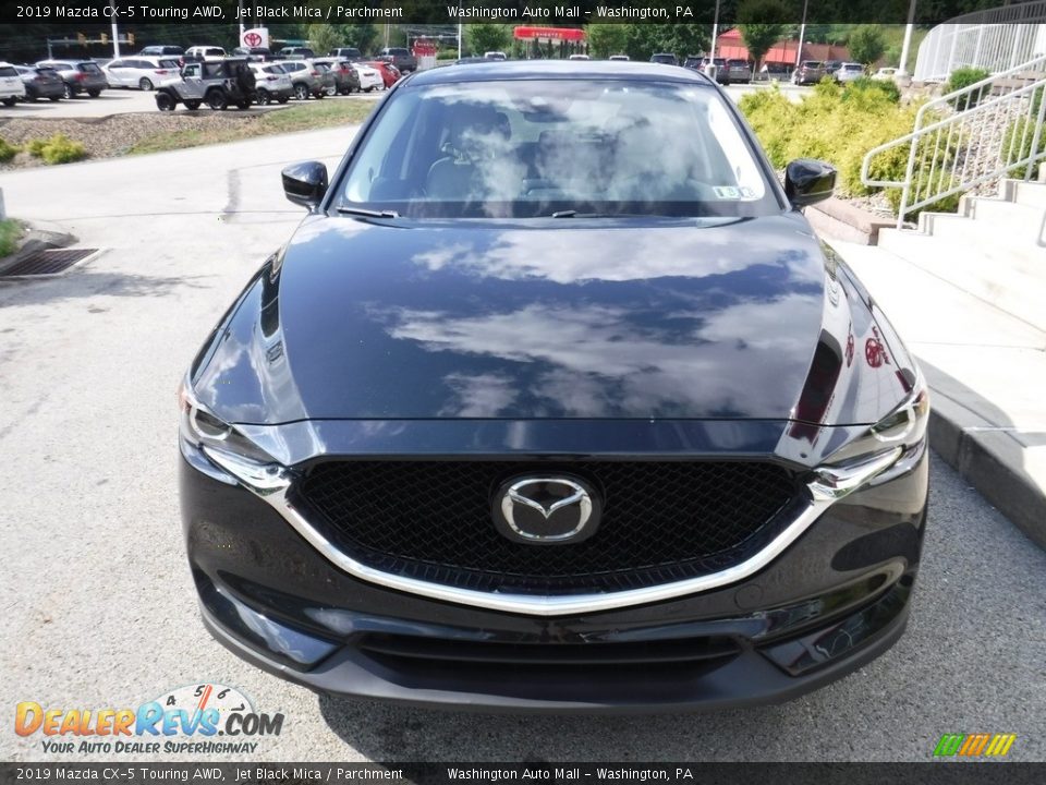 2019 Mazda CX-5 Touring AWD Jet Black Mica / Parchment Photo #11