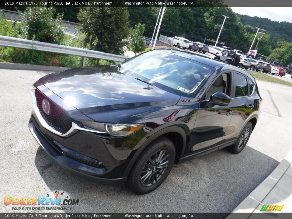 2019 Mazda CX-5 Touring AWD Jet Black Mica / Parchment Photo #12