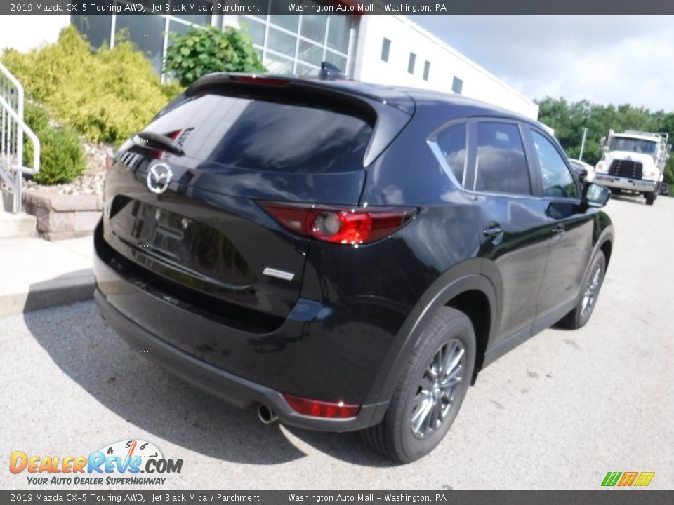 2019 Mazda CX-5 Touring AWD Jet Black Mica / Parchment Photo #16