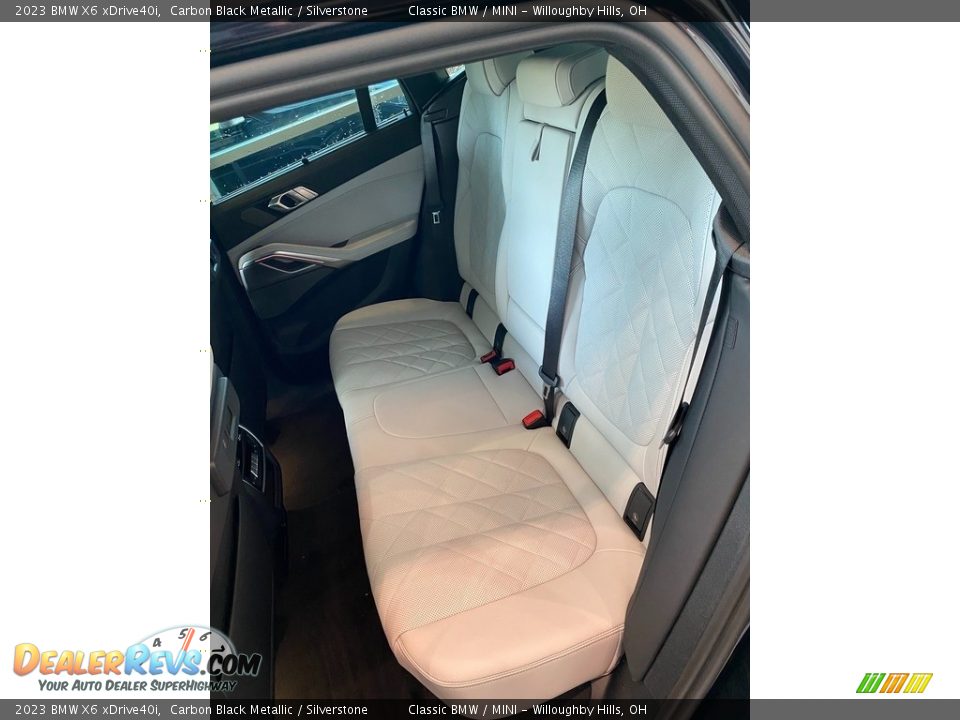 Rear Seat of 2023 BMW X6 xDrive40i Photo #5