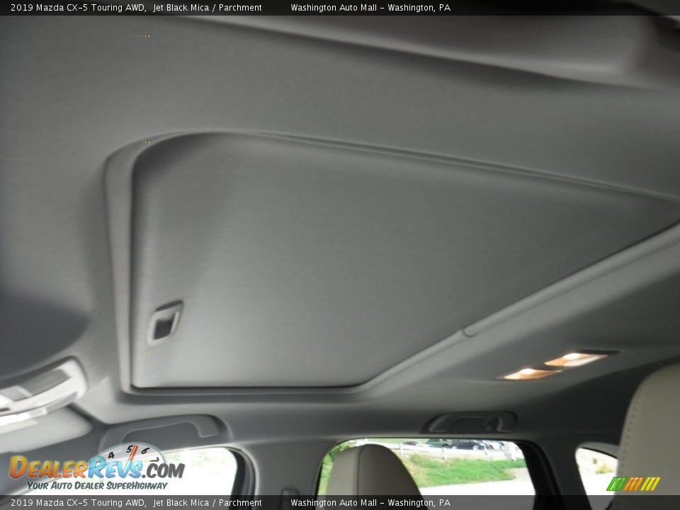 2019 Mazda CX-5 Touring AWD Jet Black Mica / Parchment Photo #17