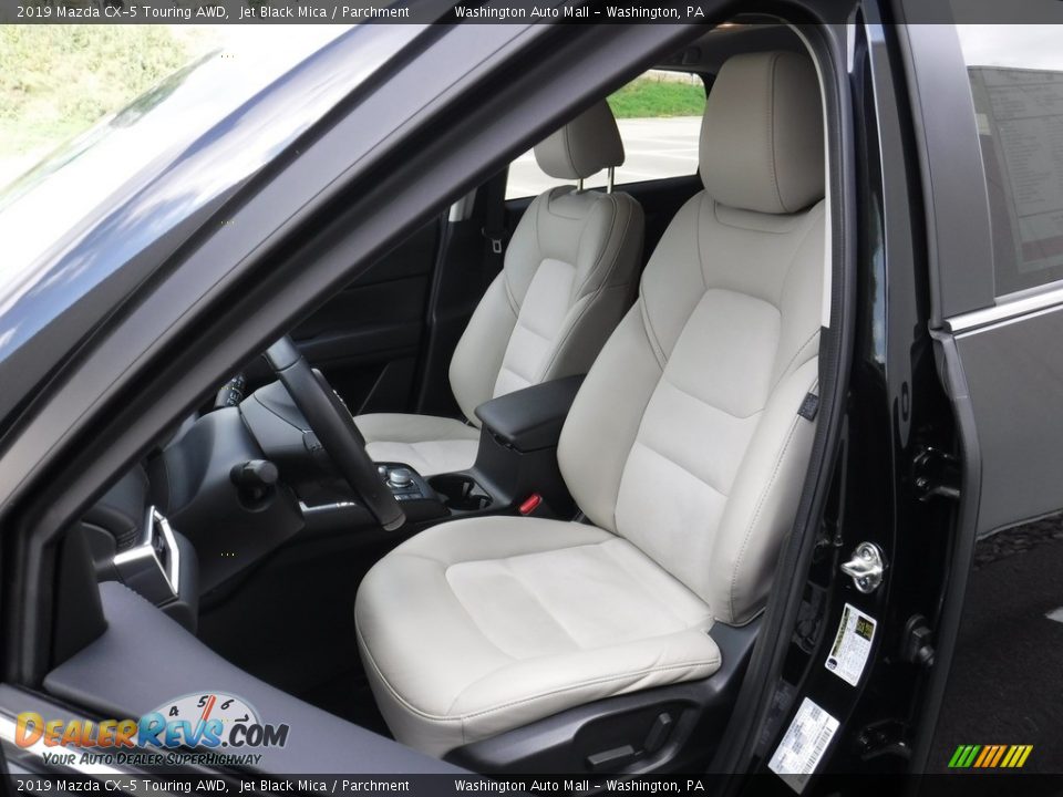 2019 Mazda CX-5 Touring AWD Jet Black Mica / Parchment Photo #22