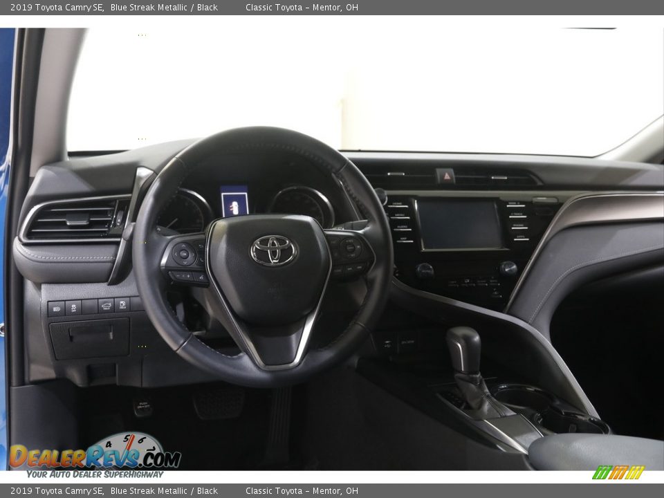 2019 Toyota Camry SE Blue Streak Metallic / Black Photo #6