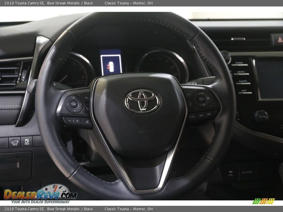2019 Toyota Camry SE Blue Streak Metallic / Black Photo #7