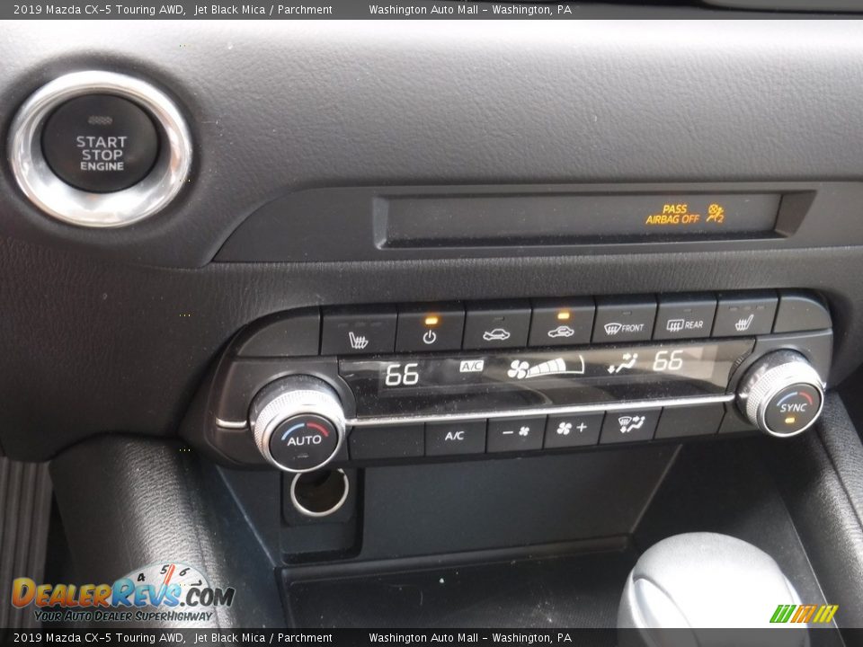 2019 Mazda CX-5 Touring AWD Jet Black Mica / Parchment Photo #26