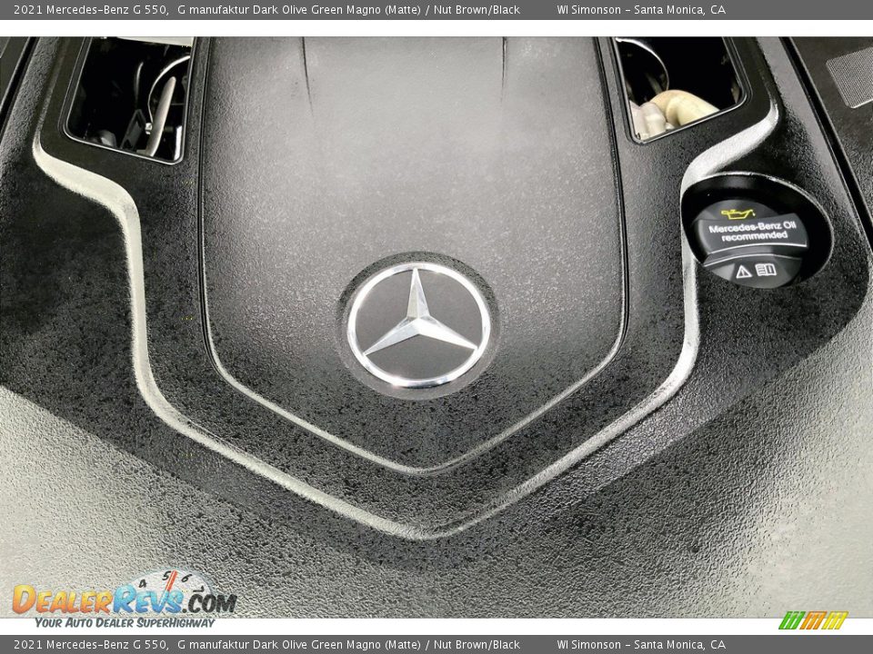 2021 Mercedes-Benz G 550 G manufaktur Dark Olive Green Magno (Matte) / Nut Brown/Black Photo #32