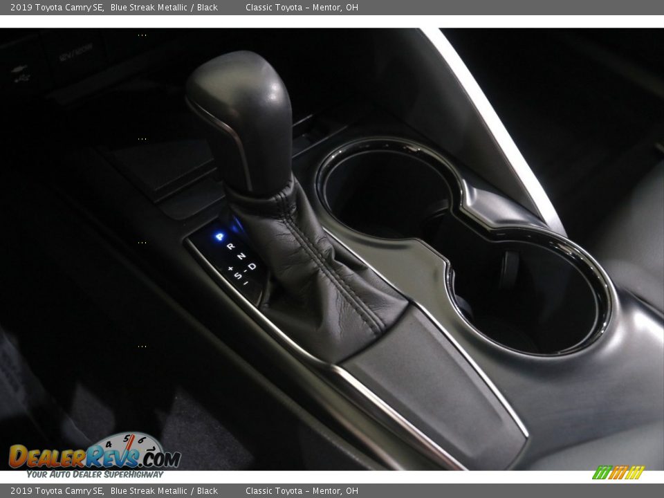 2019 Toyota Camry SE Blue Streak Metallic / Black Photo #12