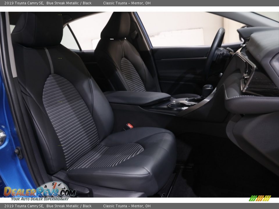2019 Toyota Camry SE Blue Streak Metallic / Black Photo #13