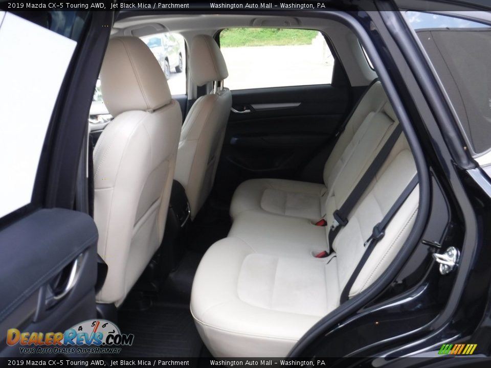 2019 Mazda CX-5 Touring AWD Jet Black Mica / Parchment Photo #29