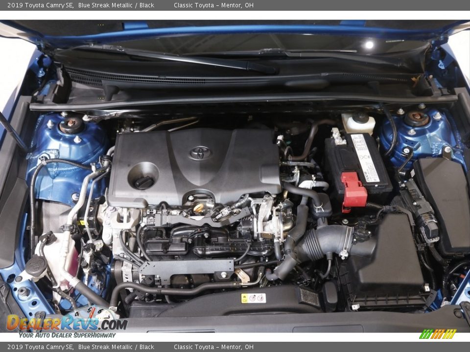 2019 Toyota Camry SE Blue Streak Metallic / Black Photo #17