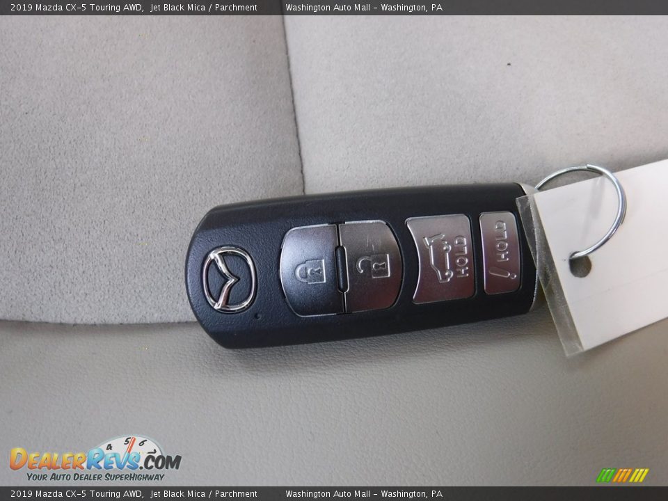 2019 Mazda CX-5 Touring AWD Jet Black Mica / Parchment Photo #33