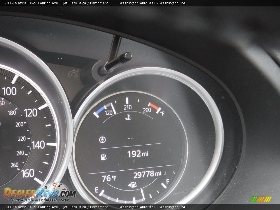 2019 Mazda CX-5 Touring AWD Jet Black Mica / Parchment Photo #36