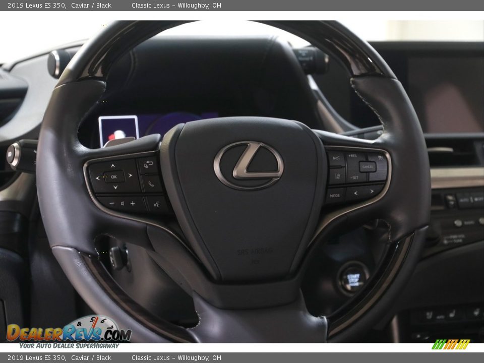 2019 Lexus ES 350 Caviar / Black Photo #7