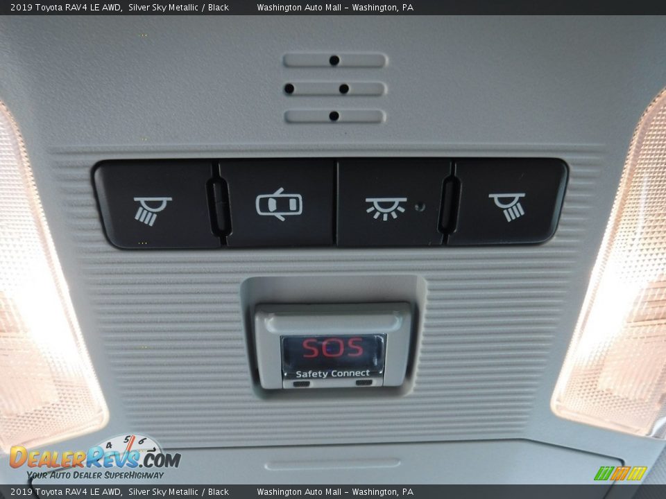 2019 Toyota RAV4 LE AWD Silver Sky Metallic / Black Photo #6