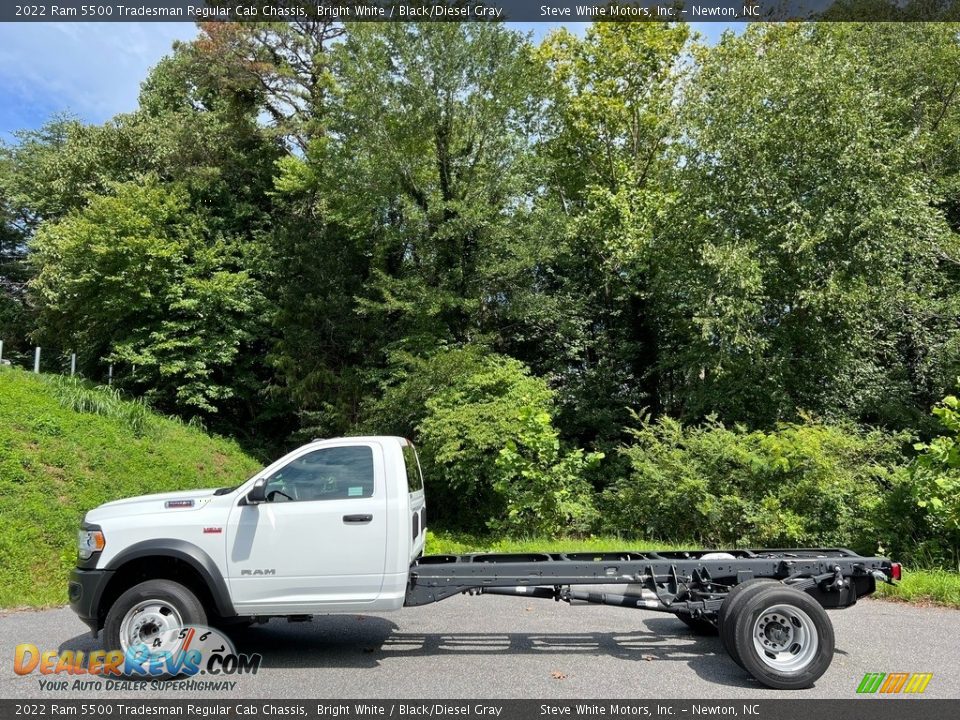 2022 Ram 5500 Tradesman Regular Cab Chassis Bright White / Black/Diesel Gray Photo #1