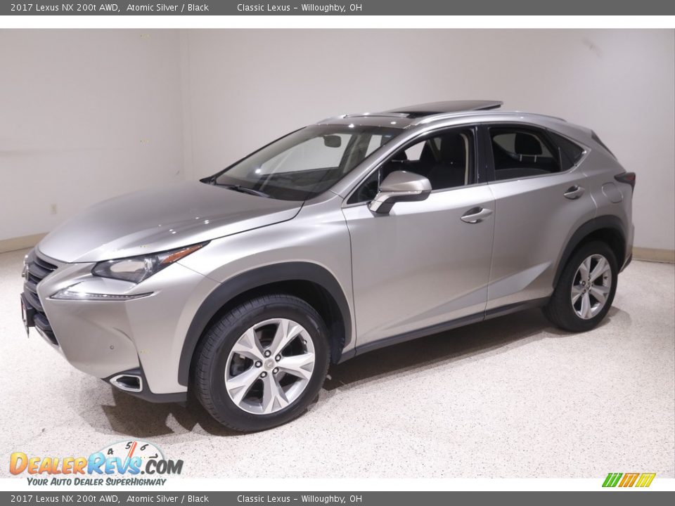 2017 Lexus NX 200t AWD Atomic Silver / Black Photo #3