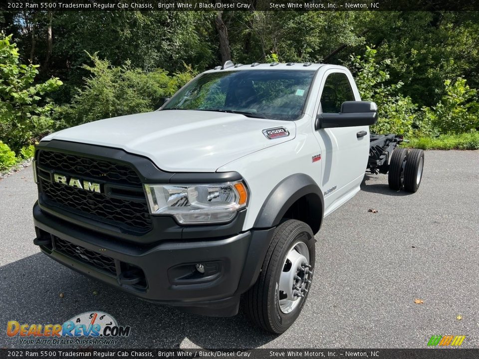 2022 Ram 5500 Tradesman Regular Cab Chassis Bright White / Black/Diesel Gray Photo #2