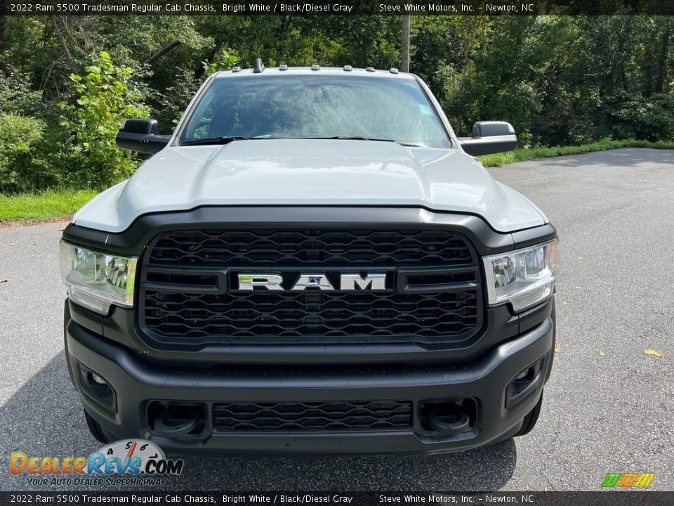 2022 Ram 5500 Tradesman Regular Cab Chassis Bright White / Black/Diesel Gray Photo #3