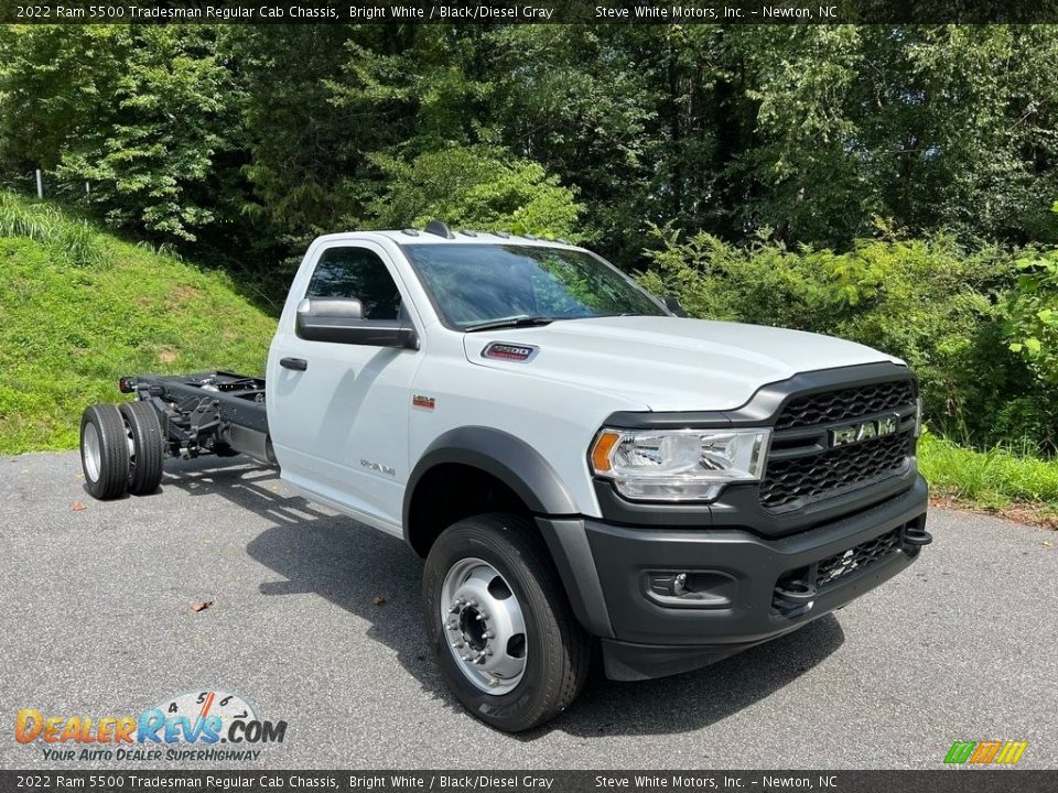 2022 Ram 5500 Tradesman Regular Cab Chassis Bright White / Black/Diesel Gray Photo #4