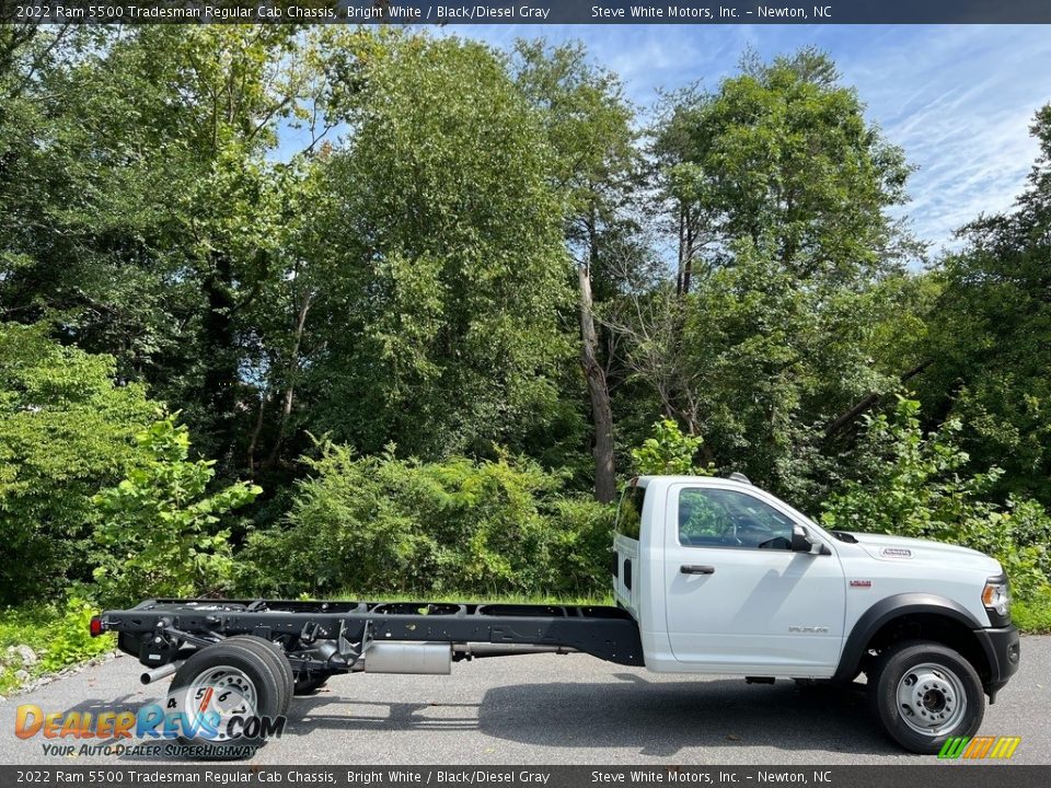 2022 Ram 5500 Tradesman Regular Cab Chassis Bright White / Black/Diesel Gray Photo #5