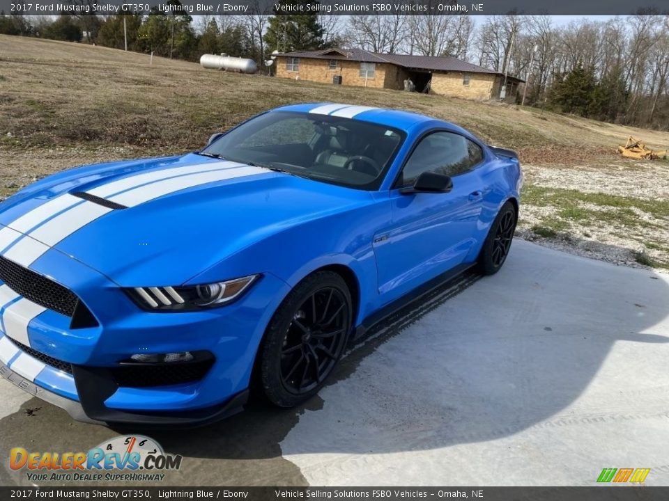 2017 Ford Mustang Shelby GT350 Lightning Blue / Ebony Photo #1