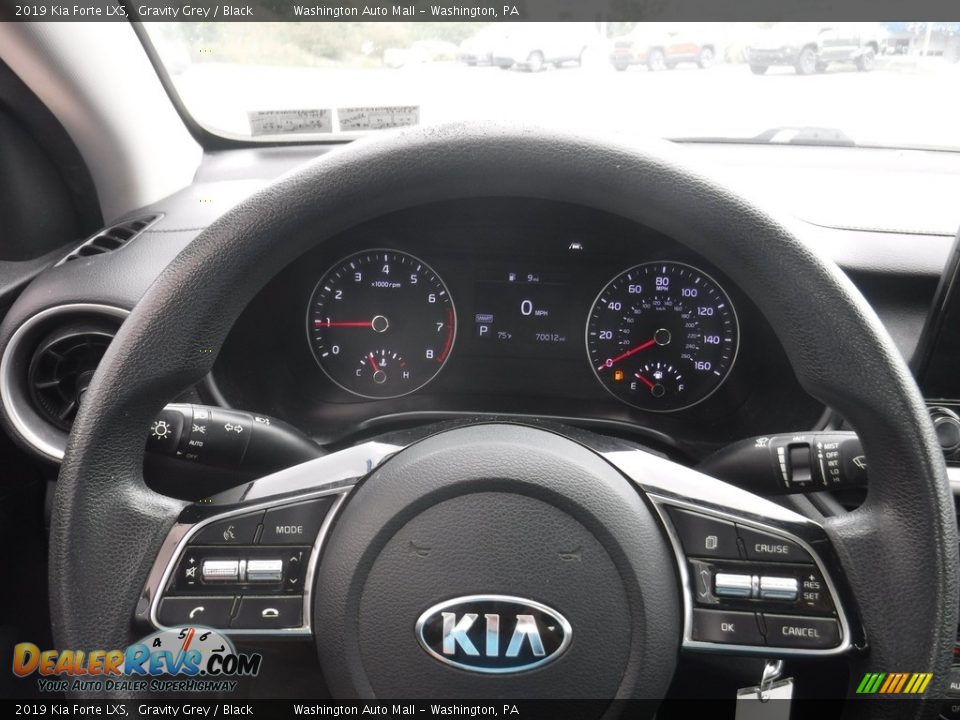 2019 Kia Forte LXS Gravity Grey / Black Photo #22