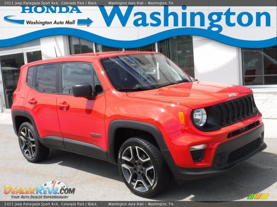 2021 Jeep Renegade Sport 4x4 Colorado Red / Black Photo #1