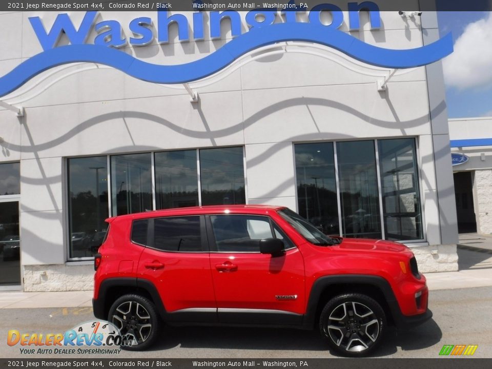 2021 Jeep Renegade Sport 4x4 Colorado Red / Black Photo #2