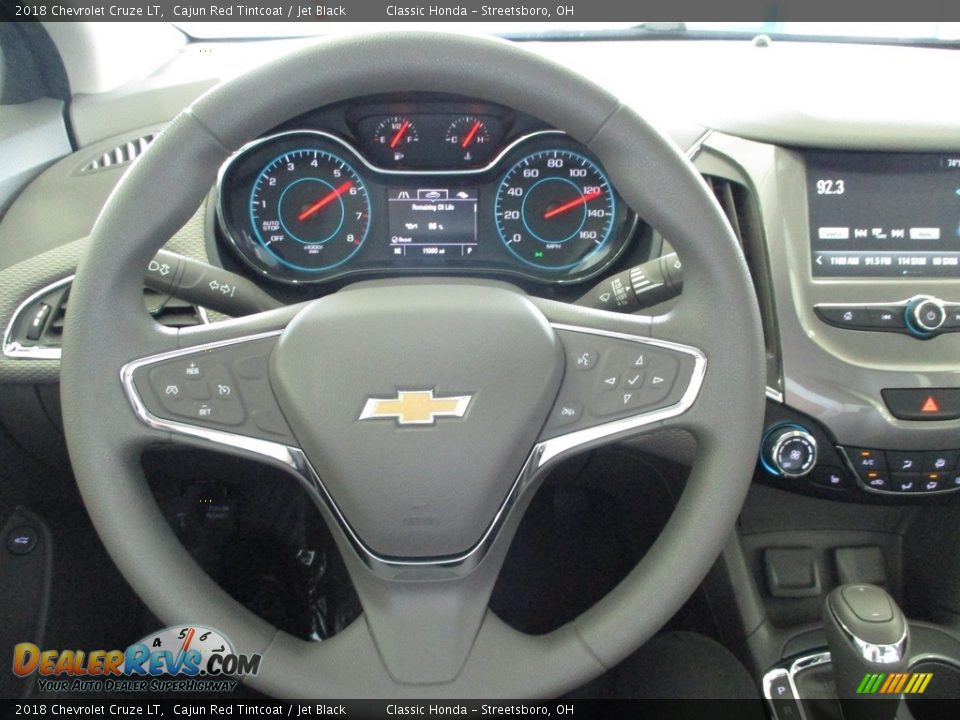 2018 Chevrolet Cruze LT Cajun Red Tintcoat / Jet Black Photo #29