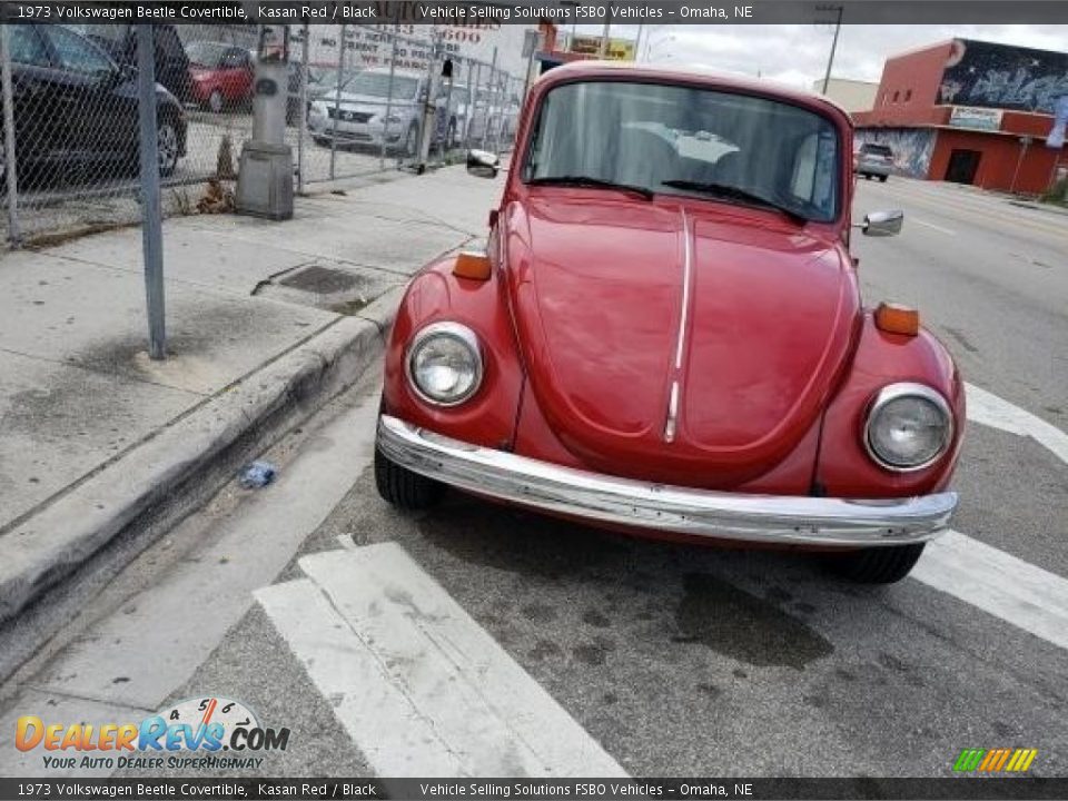 1973 Volkswagen Beetle Covertible Kasan Red / Black Photo #2