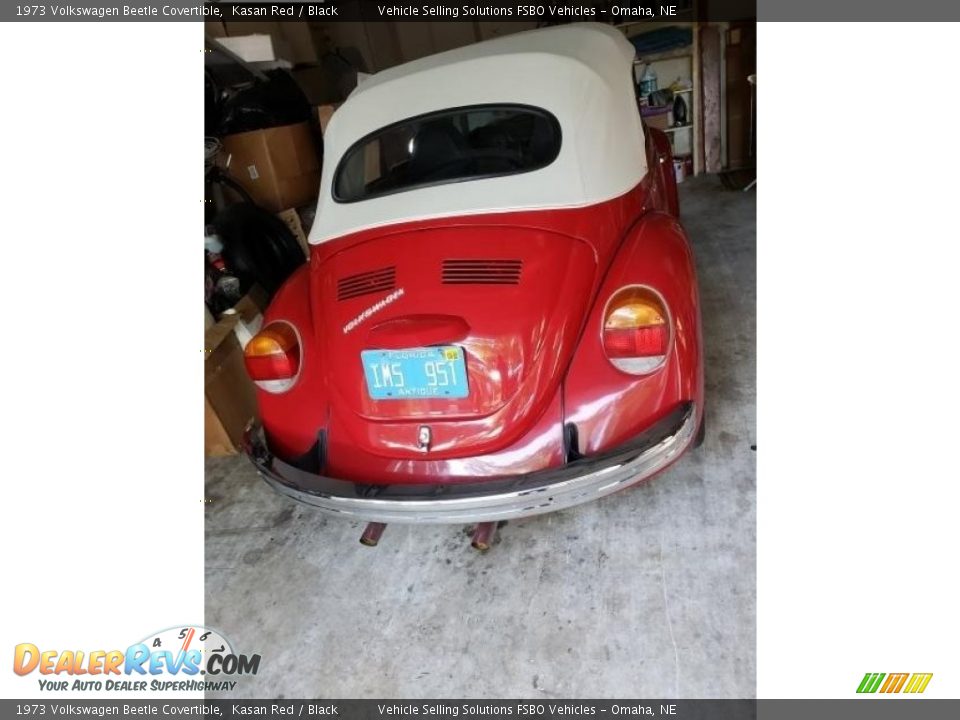 1973 Volkswagen Beetle Covertible Kasan Red / Black Photo #3