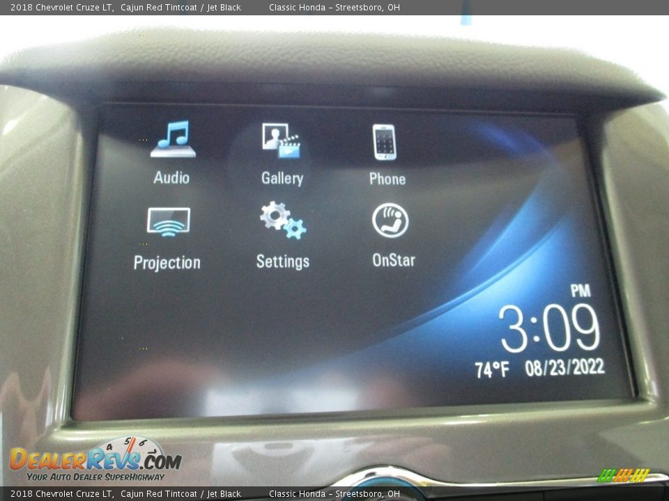 2018 Chevrolet Cruze LT Cajun Red Tintcoat / Jet Black Photo #35