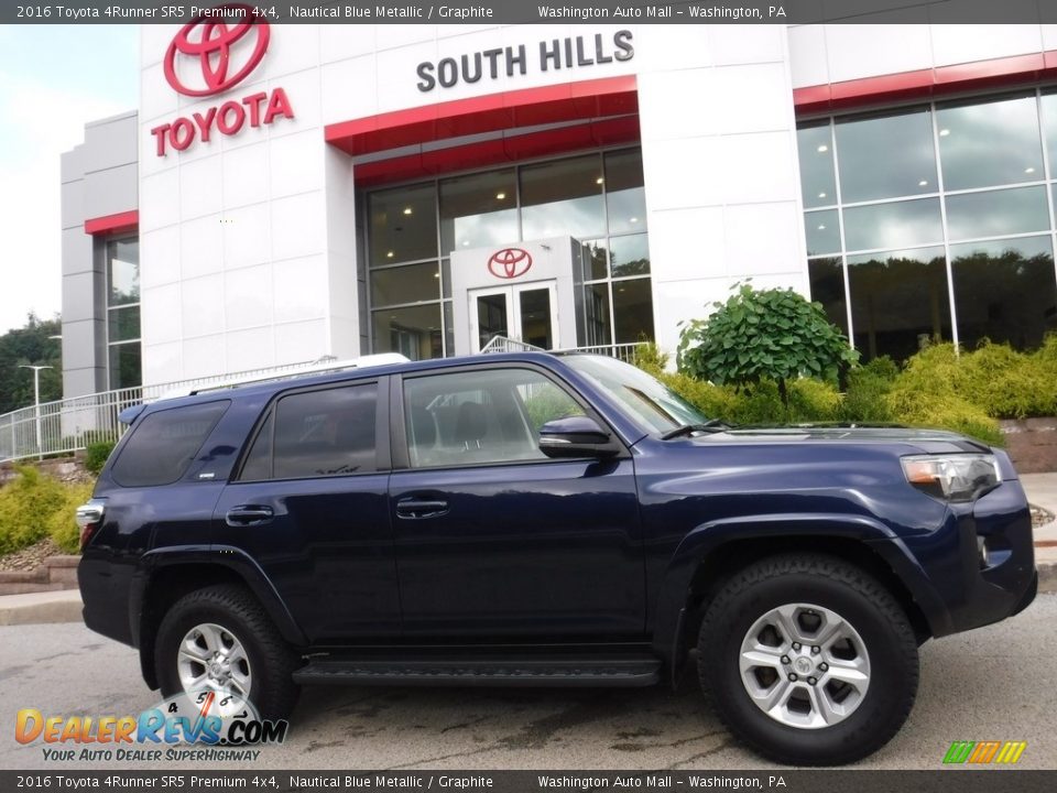 2016 Toyota 4Runner SR5 Premium 4x4 Nautical Blue Metallic / Graphite Photo #2