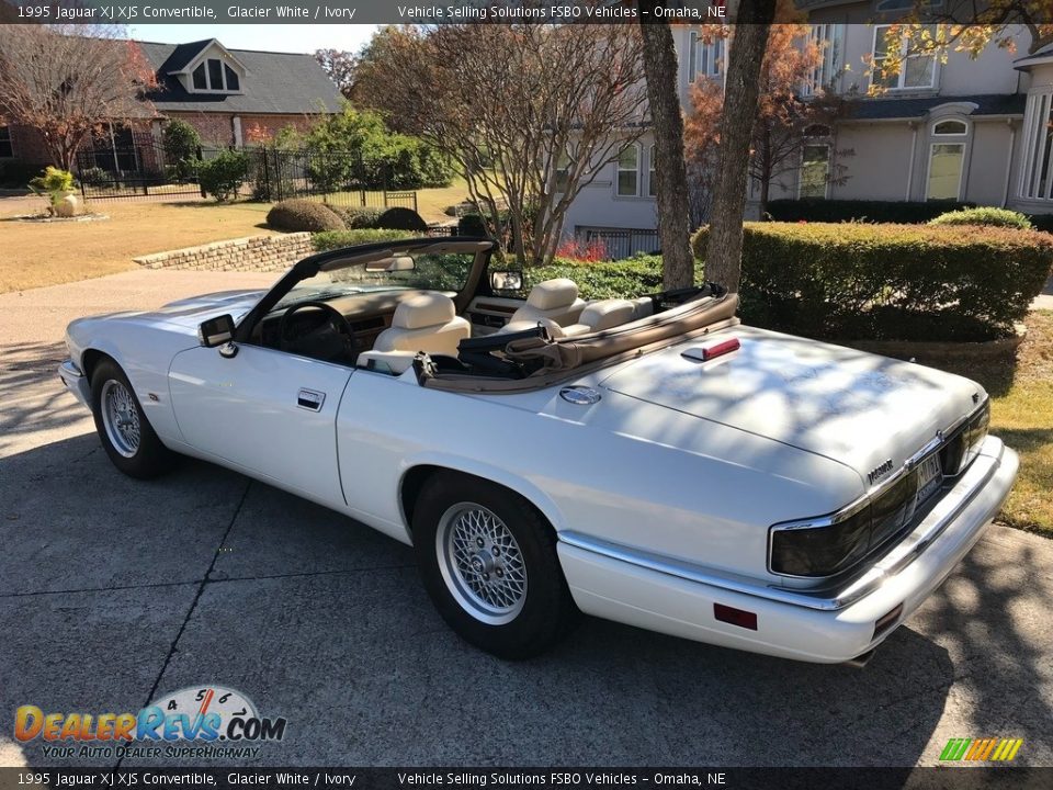 1995 Jaguar XJ XJS Convertible Glacier White / Ivory Photo #2