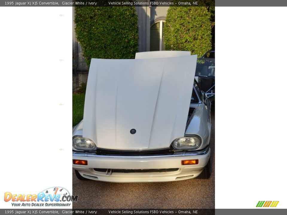 1995 Jaguar XJ XJS Convertible Glacier White / Ivory Photo #5