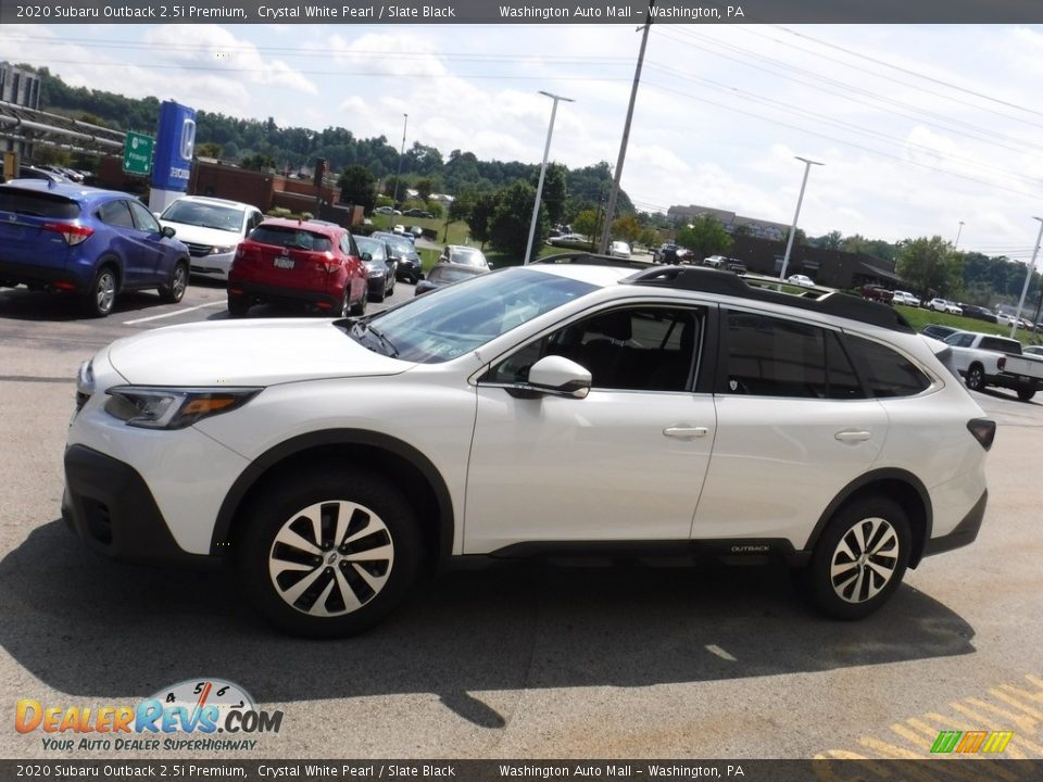 2020 Subaru Outback 2.5i Premium Crystal White Pearl / Slate Black Photo #6