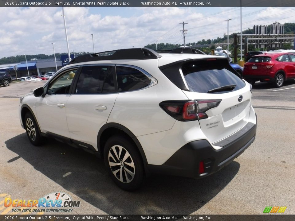 2020 Subaru Outback 2.5i Premium Crystal White Pearl / Slate Black Photo #7