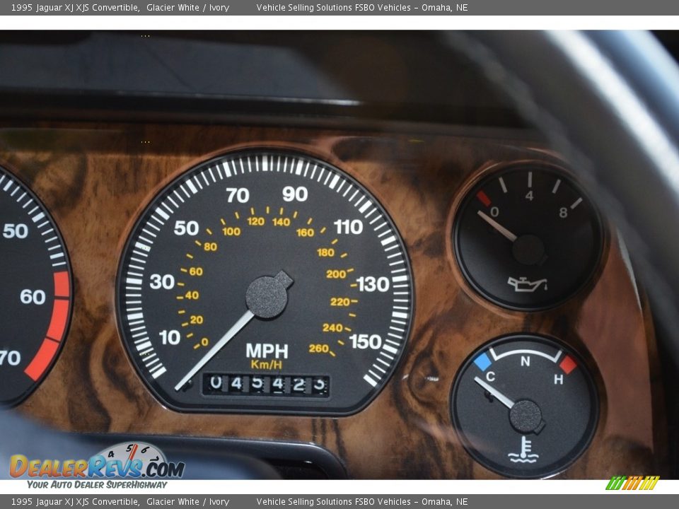 1995 Jaguar XJ XJS Convertible Gauges Photo #10