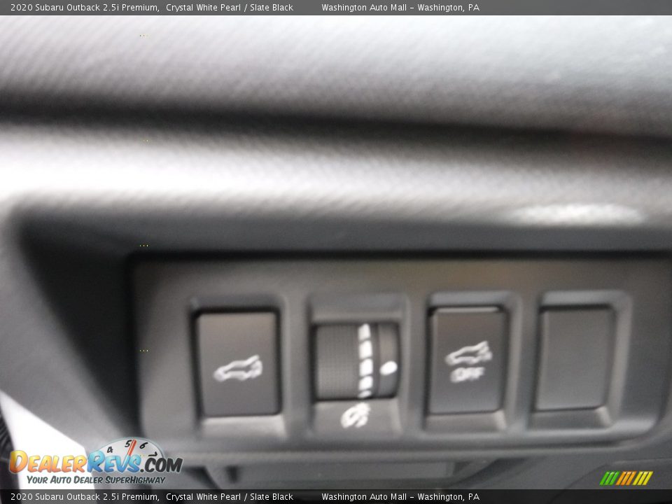 2020 Subaru Outback 2.5i Premium Crystal White Pearl / Slate Black Photo #13